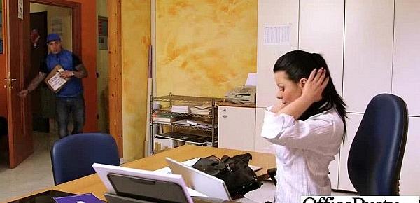  Cute Girl With Big Tits Get Seduced And Banged In Office movie-26